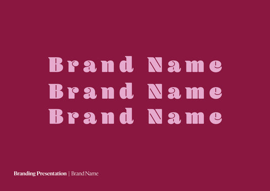 Brand Proposal Template